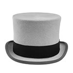 Шляпа CHRISTYS арт. WOOL FELT TOP HAT cst100006 (серый)