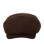 Кепка LIERYS арт. 6880201 8-PANEL CAP HARRIS TWEED (темно-коричневый)