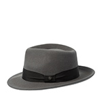 Шляпа LIERYS арт. 2198129 FEDORA WOOLFELT (серый)