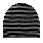 Шапка HAMMABURG арт. 8699903 LONG BEANIE REVERSIBLE JERSEY (серый / черный)
