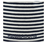 Шапка HAMMABURG арт. 8699903 LONG BEANIE REVERSIBLE JERSEY (белый / синий / серый)