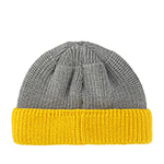 Шапка HAMMABURG арт. 8599327 BEANIE 2-COLOR (серый / желтый)
