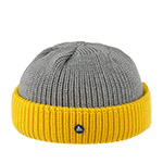 Шапка HAMMABURG арт. 8599327 BEANIE 2-COLOR (серый / желтый)