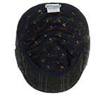 Кепка LIERYS арт. 6610504 DUCK CAP VIRGIN WOOL HERRINGBONE (оливковый / черный)