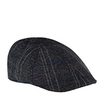 Кепка LIERYS арт. 6610504 DUCK CAP VIRGIN WOOL HERRINGBONE (серый / синий)