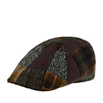 Кепка LIERYS арт. 6610902 DUCK CAP PATCHWORK (коричневый / бордовый)