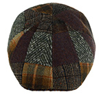 Кепка LIERYS арт. 6610902 DUCK CAP PATCHWORK (коричневый / бордовый)