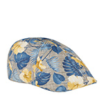 Кепка LIERYS арт. 6613908 DUCK CAP LINEN PRINT (голубой / бежевый)