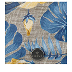 Кепка LIERYS арт. 6613908 DUCK CAP LINEN PRINT (голубой / бежевый)
