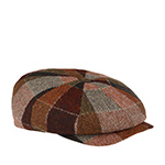 Кепка LIERYS арт. 6880303 8 - PANEL CAP VIRGIN WOOL CHECK (коричневый)