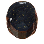 Кепка LIERYS арт. 6880303 8 - PANEL CAP VIRGIN WOOL CHECK (коричневый)