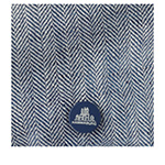 Кепка HAMMABURG арт. 6613503 DUCK CAP HERRINGBONE LINEN (синий / белый)