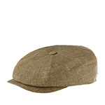 Кепка LIERYS арт. 6883501 8-PANEL CAP LINEN HERRINGBONE (светло-коричневый)