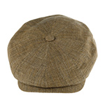 Кепка LIERYS арт. 6883501 8-PANEL CAP LINEN HERRINGBONE (светло-коричневый)
