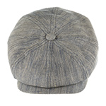 Кепка LIERYS арт. 6883501 8-PANEL CAP LINEN HERRINGBONE (бежевый / синий)