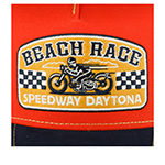 Бейсболка FWS арт. 7761169 TRUCKER CAP BEACH RACE (оранжевый / темно-синий)