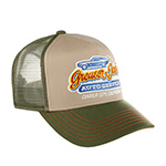 Бейсболка FWS арт. 7761170 TRUCKER CAP GREASER JOES (оливковый / бежевый)