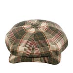 Кепка WIGENS арт. 101990 NEWSBOY CLASSIC CAP (оливковый / бордовый)