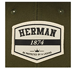 Бейсболка HERMAN арт. FRONTERA (оливковый / серый)