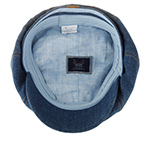 Кепка AIS COLLEZIONI арт. 804 LINEN JEANS (синий)