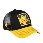 Бейсболка CAPSLAB арт. CL/PKM2/3/PIK6 Junior Pokemon Pikachu (черный / желтый)