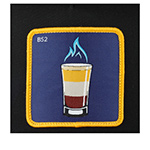 Бейсболка CAPSLAB арт. CL/0/1/CAS2/B51 Cocktails B52 (черный / желтый)