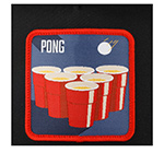 Бейсболка CAPSLAB арт. CL/0/1/CAS2/BE1 Cocktails Pong (черный / красный)