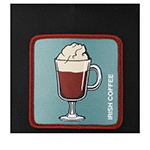 Бейсболка CAPSLAB арт. CL/0/1/CAS2/IR1 Cocktails Irish coffee (черный / голубой)