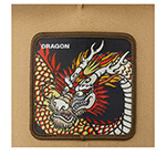 Бейсболка CAPSLAB арт. CL4/1/CT/DRA Premium Dragon (светло-коричневый / коричневый)