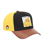 Бейсболка CAPSLAB арт. CL/PKM6/1/CT/PIK Pokemon Pikachu (черный / светло-коричневый)