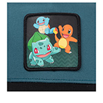 Бейсболка CAPSLAB арт. CL/PKM6/1/CT/STA Pokemon Bulbasaur, Charizard and Squirtle (бирюзовый / черный)