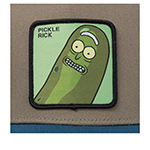 Бейсболка CAPSLAB арт. CL/REM5/1/CT/RMV Rick and Morty Pickle Rick (оливковый / синий)