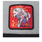 Бейсболка CAPSLAB арт. CL/BEA/1/PCT/WOLF Premium Wolf (светло-серый / черный)
