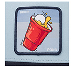 Бейсболка CAPSLAB арт. CL/DRK03/1/CT/BEEB Premium Beer pong (голубой / темно-синий)