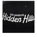 Бейсболка HOOD арт. 100-MWL001-CA005-BK Hidden Hills, CA (черный / белый)