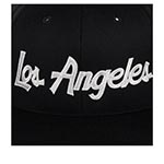 Бейсболка HOOD арт. 100-MWL005-CA069-BK Los Angeles VIII (черный / белый)