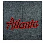 Бейсболка HOOD арт. 100-MWL005-GA003-HW Atlanta III (серый / красный)