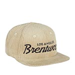 Бейсболка HOOD арт. 103-SWC001-CA001-KH Brentwood Cord (бежевый / коричневый)