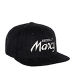 Бейсболка HOOD арт. 103-SWC001-NY015-BK Marcy Cord (черный / белый)