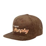 Бейсболка HOOD арт. 103-SWC003-CA047-ST Jack Murphy Cord (коричневый / красный)