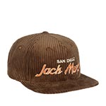 Бейсболка HOOD арт. 103-SWC003-CA047-ST Jack Murphy Cord (коричневый / красный)