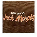 Бейсболка HOOD арт. 103-SWC003-CA047-ST Jack Murphy Cord (коричневый / красный)
