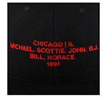 Бейсболка HOOD арт. 100-MWL076-IL011-BK Chicago Name (черный)