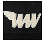 Бейсболка WHEELS AND WAVES арт. WHW/0/1/CAS/WWB1 Wheels and Waves (черный)