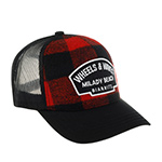 Бейсболка WHEELS AND WAVES арт. WHW/0/1/CAS/WWE Wheels and Waves (красный / черный)