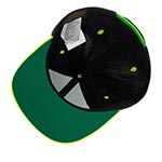 Бейсболка FLEXFIT арт. 6089MT (черный / салатовый)