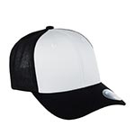 Бейсболка FLEXFIT арт. 6511CF (черный / белый)