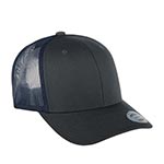 Бейсболка FLEXFIT арт. 6606T (темно-серый / темно-синий)