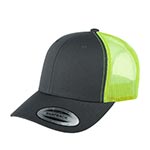 Бейсболка FLEXFIT арт. 6606T (темно-серый / зеленый)