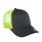 Бейсболка FLEXFIT арт. 6606T (темно-серый / зеленый)